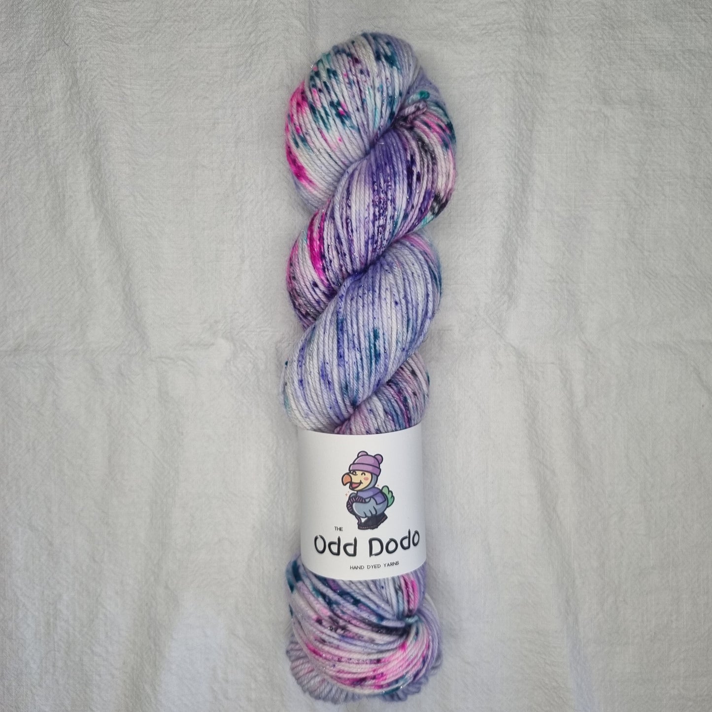 OOAK Robes - Silver Glitter DK Sock