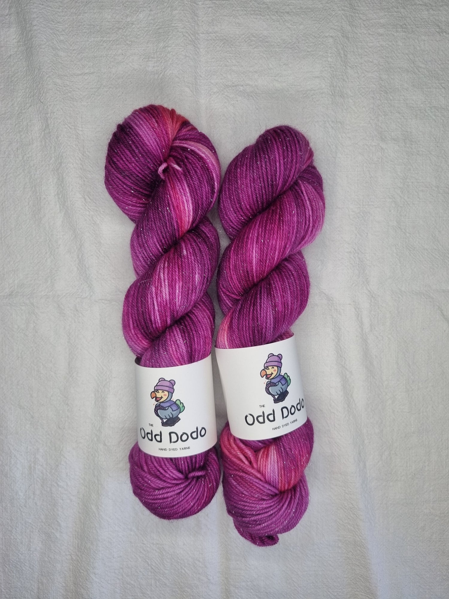 Silver Glitter DK Sock