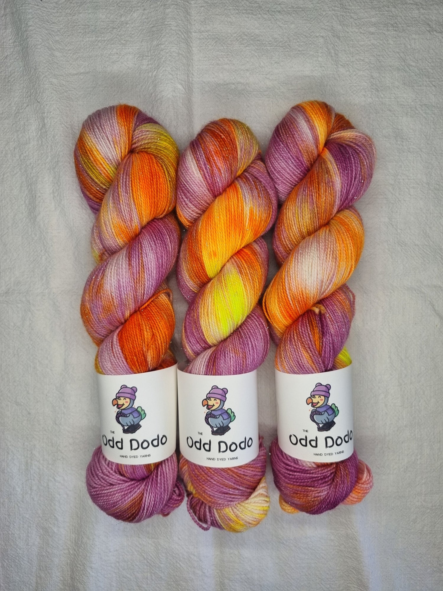 Silver Glitter Sock Dodo