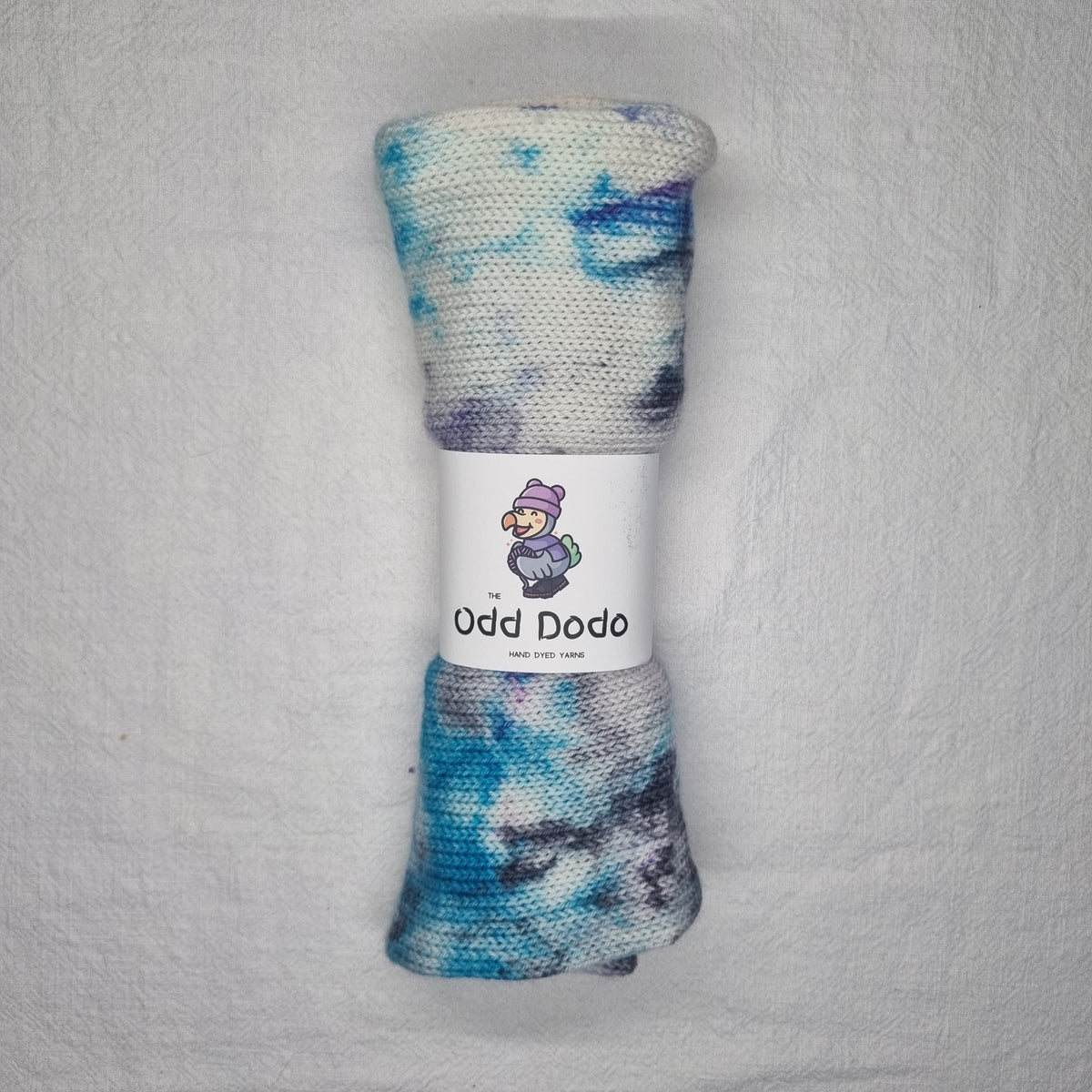 Blue Purple Black - Single Stranded Sockblank