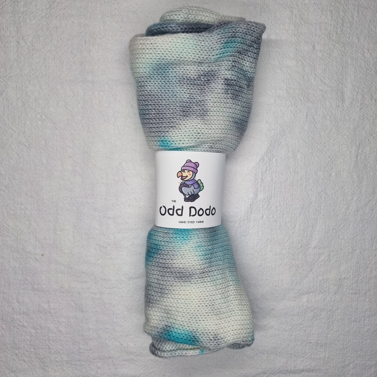 Light Blue Grey - Single Straded Sockblank