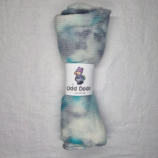 Light Blue Grey - Single Straded Sockblank