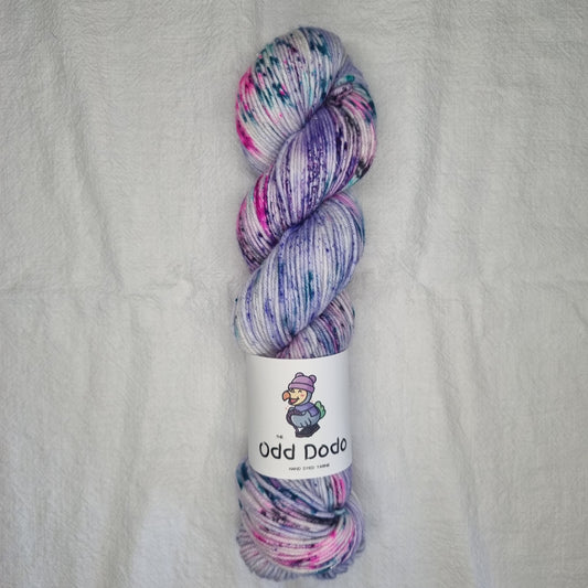 OOAK Robes - Silver Glitter DK Sock