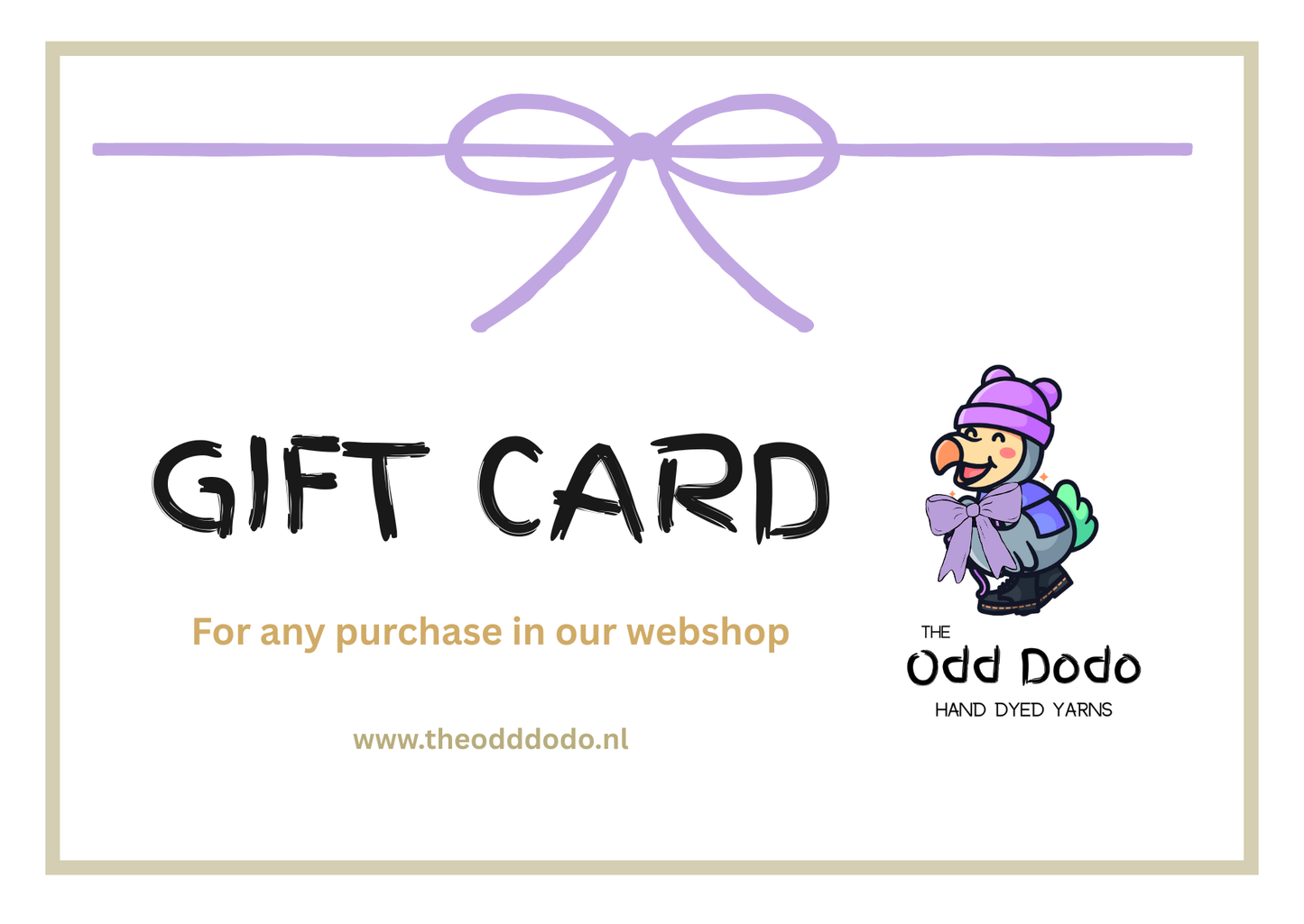 The Odd Dodo Gift Card